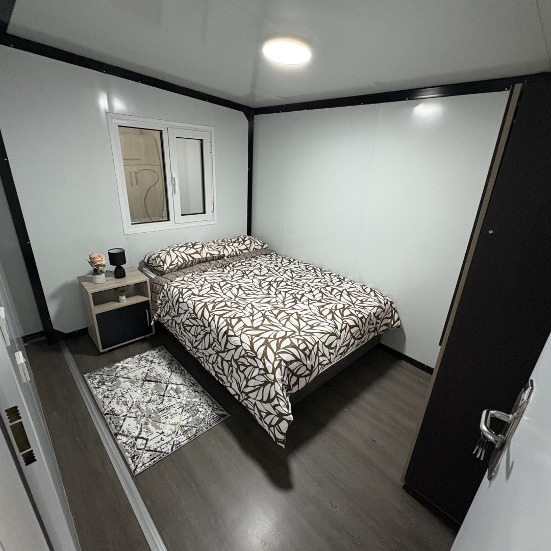 Expandable Container House Bedroom 1 Square