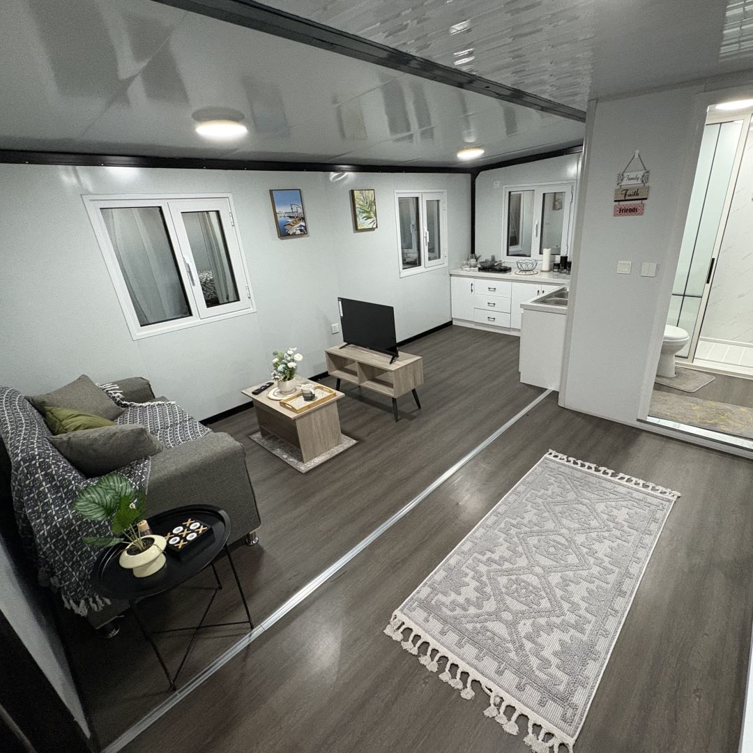 Expandable Container House Interior 1 Square